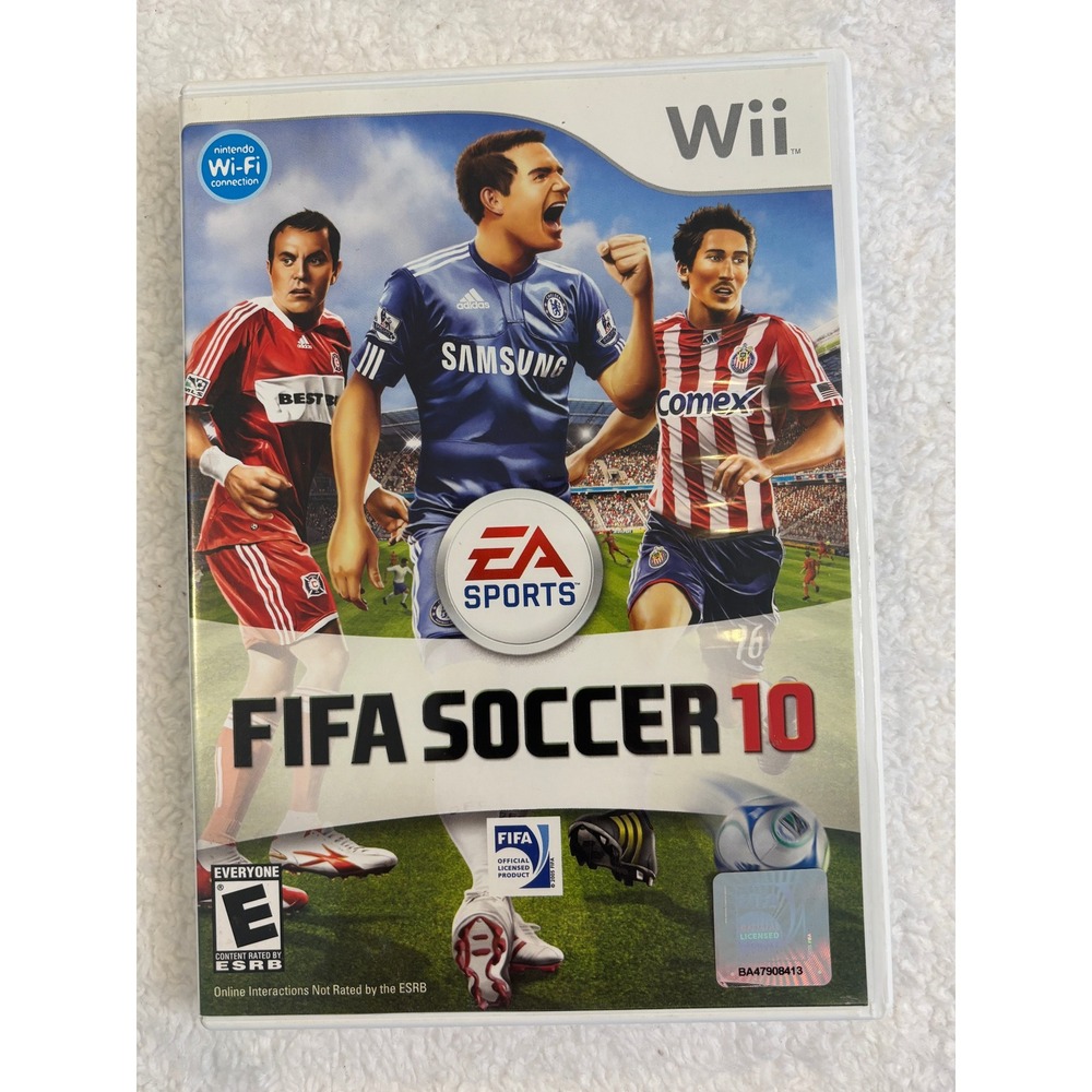 FIFA Soccer 10 Nintendo Wii EA Sports Video Game‎ with Manual Complete CIB